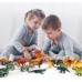 Dinosaur Toys for Boys Girls - Kids Toys Transport Carrier Truck with Dinosaur Animals Double Side Storage Set Birthday for Kids Boys Girls 3 4 5 Years Old
